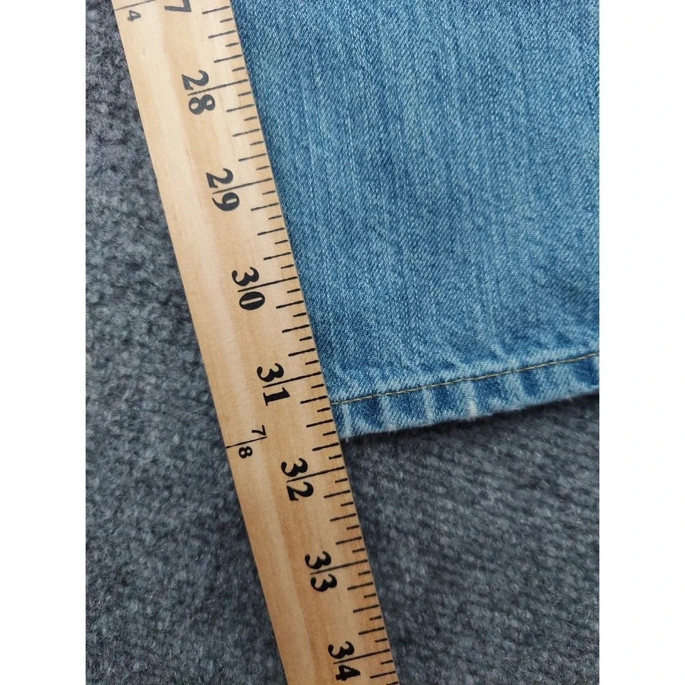Polo Ralph Lauren Jeans Mens 36x32 Blue Light Wash Straight 100% cotton Preppy